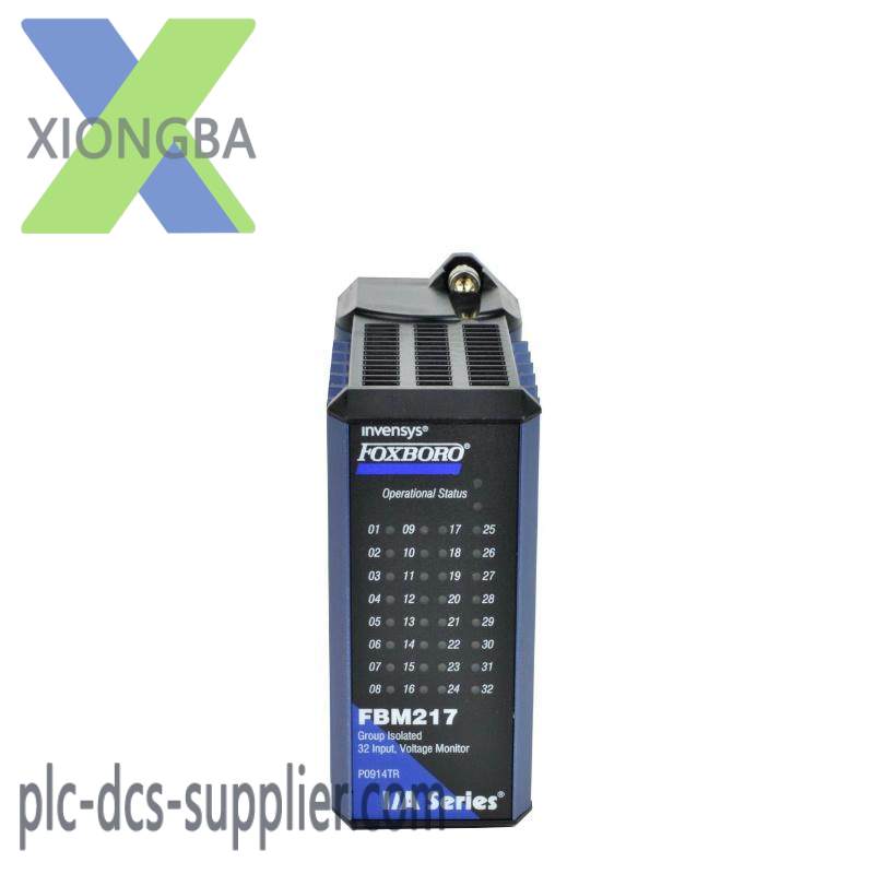 fbm217_foxboro_isolated_32_input_module.jpg FOXBORO FBM217: Isolated 32-Input PLC Module, Precision Control for Industrial Automation