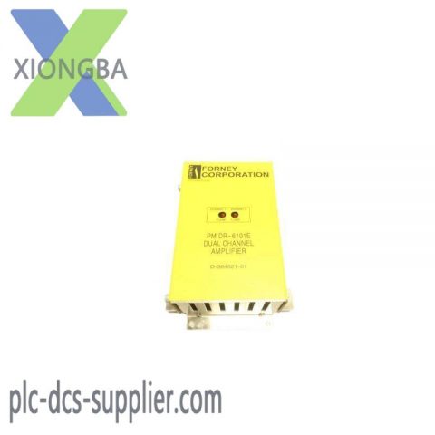 FORNEY RM DR6101E - Dual Range Flame Amplifier, Precision Engineered for Industrial Control