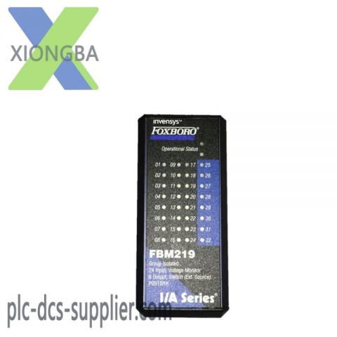 Foxboro I/A Series FBM219 Input Voltage Monitor Module