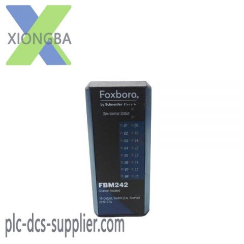 FOXBORO FBM242 RH916TA - Channel Isolated 16-Output Switch, Precision Control & Safety