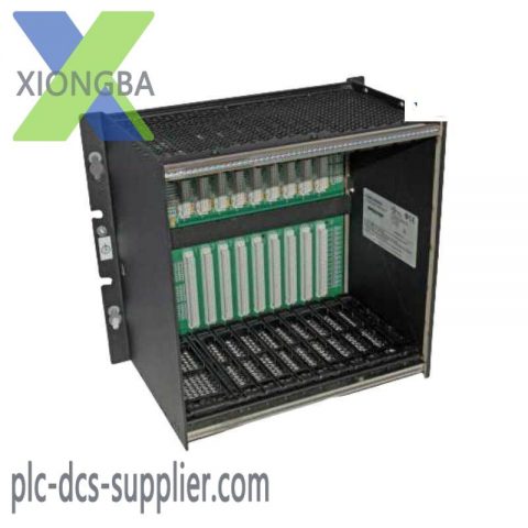 GE Fanuc IC698CHS009 Rear Mounted Rack: Modular Control System, High Performance for Industrial Automation
