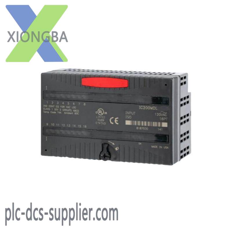 ge_fanuc_ic200mdl330_network_interface_unit.jpg GE FANUC IC200MDL330 Network Interface Unit - Advanced Control Solution for Industrial Automation