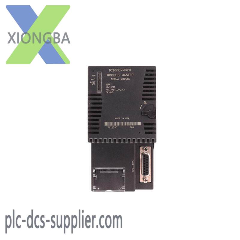 ge_ic200cmm020_modbus_master_module.jpg GE IC200CMM020: Industrial Modbus Master Module