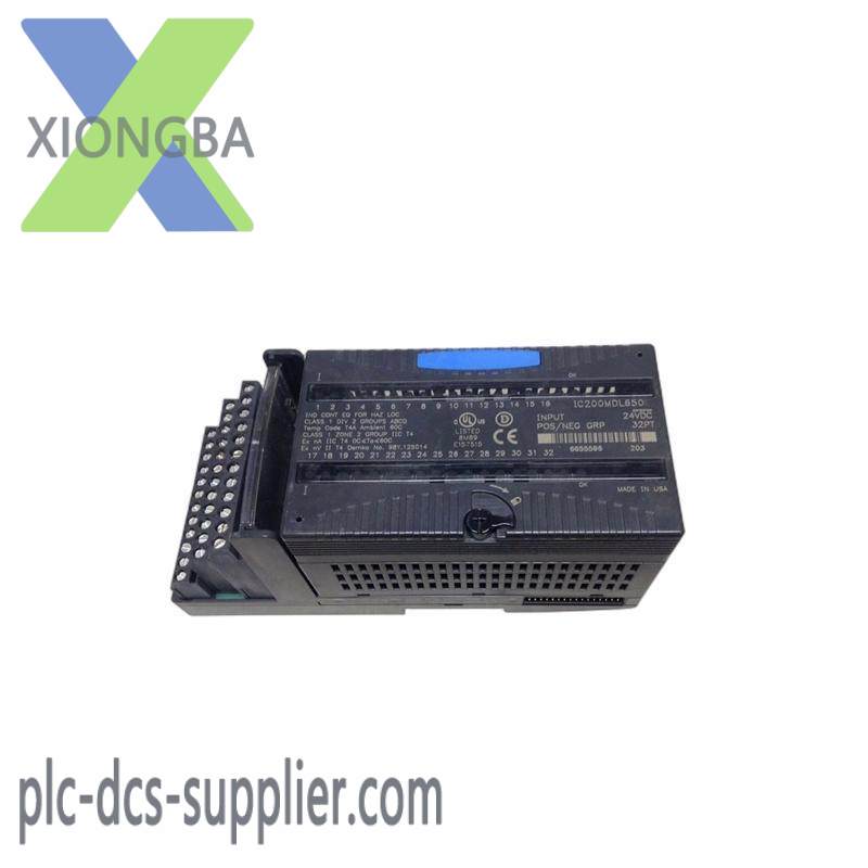 ge_ic200mdl650_digital_input_module.jpg GE IC200MDL650: Digital Input Module - Advanced Control Solutions for Industrial Applications