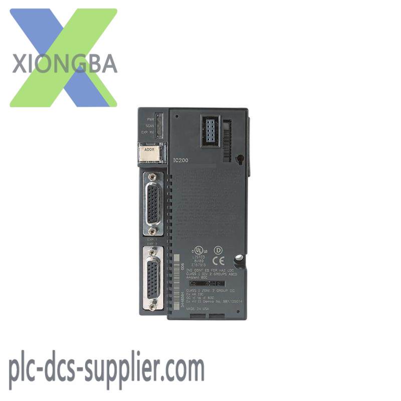 ge_ic200pns001_remote_i_o_unit.jpg GE IC200PNS001 Remote I/O Unit for Industrial Control Systems