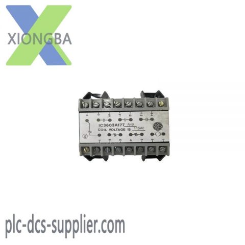 GE IC3603A177 RELAY MODULE - General Electric's Advanced Relay Module for Industrial Control Systems