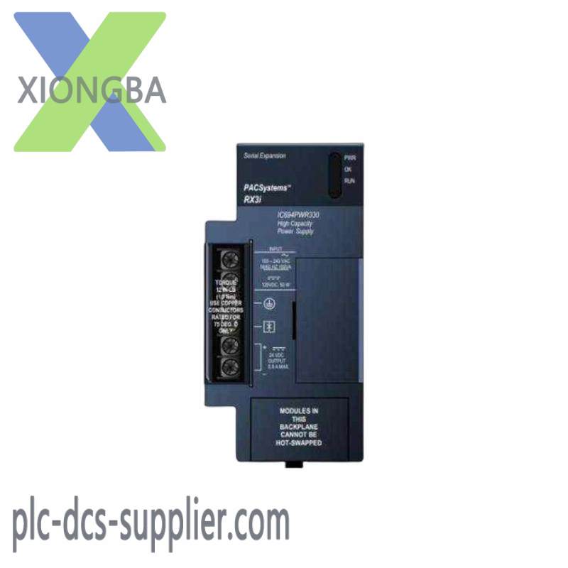 ge_ic694pwr331_power_supply.jpg GE IC694PWR331: High-Power PLC Module for Industrial Control Systems