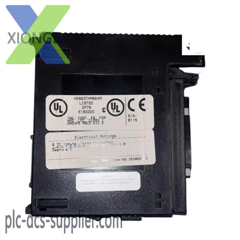 he693thm884m_ge_high_resolution_thermocouple_module.jpg GE HE693THM884M - High Precision Thermocouple Input Module