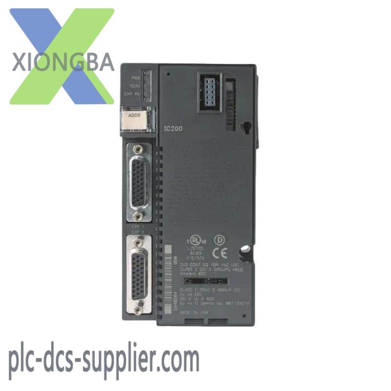 ic200etm001_ge_expansion_transmitter_module.jpg GE IC200ETM001: Industrial Expansion Transmitter Module for Precise Process Control