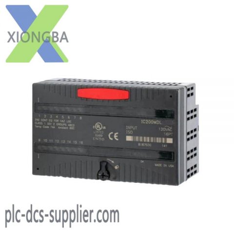 GE IC200MDL744 5 Volt Backplane Current Module