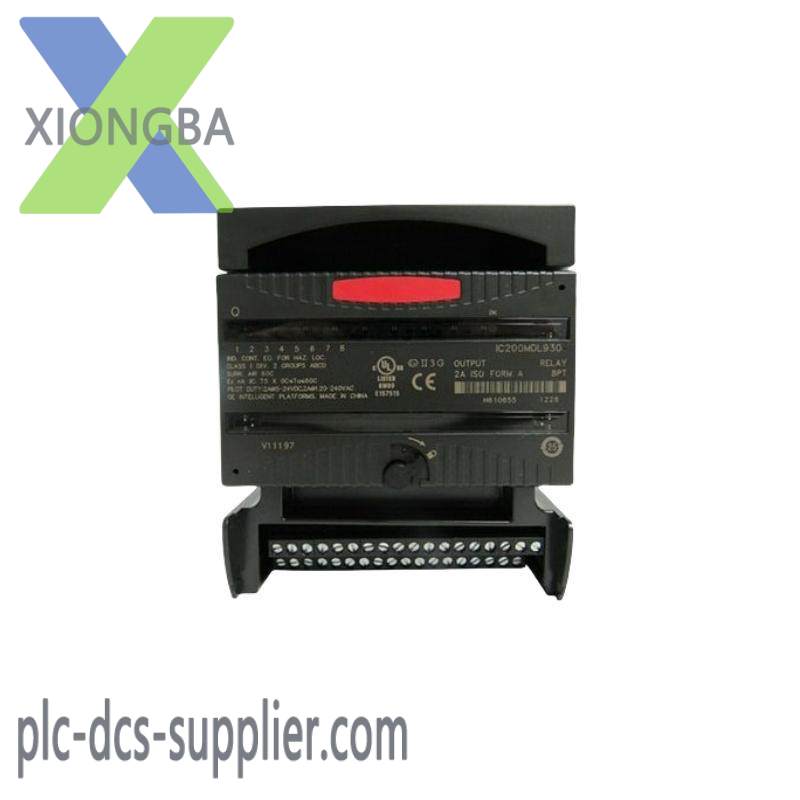 ic200mdl930_ge_output_relay_isolated_8pt.jpg GE IC200MDL930: High-Quality Isolated Output Relay Module with 8 Points