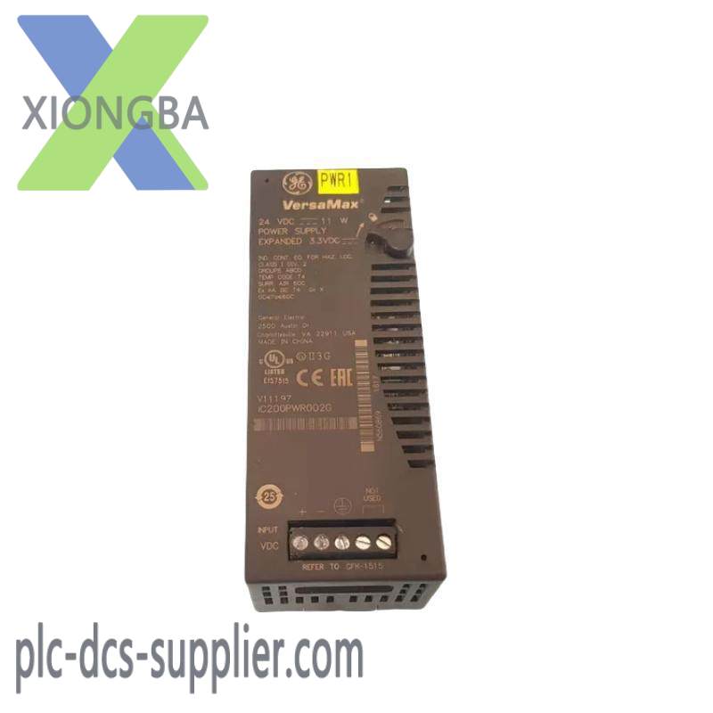 ic200pwr002_ge_versamax_power_supply.jpg GE IC200PWR002: VersaMax Power Supply, Expertly Designed for Industrial Control Applications