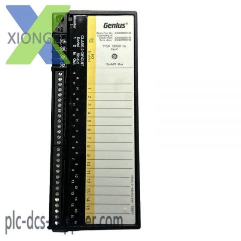 GE Industrial Control Solutions: IC660BBD110 Discrete Input Block