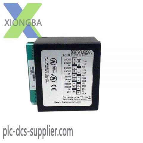 GE IC670ALG230: 8-Channel Analog Input Current Module