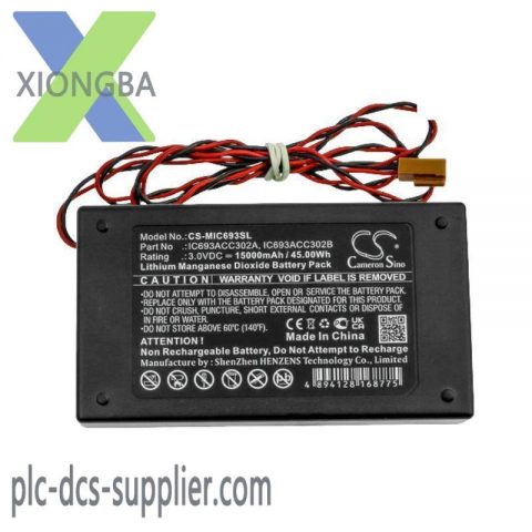 GE IC693ACC302A - Auxiliary Battery Module, Advanced Power Supply Solution