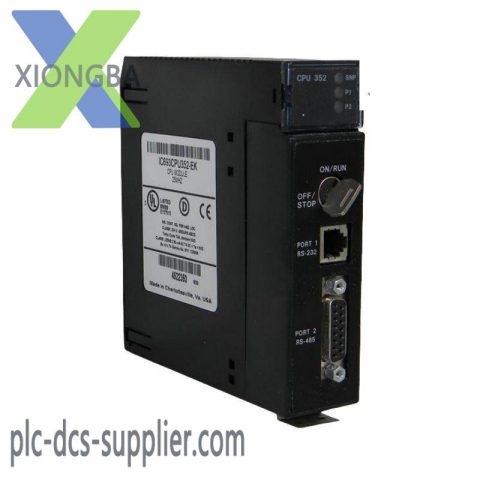 GE IC693CPU352: Single Slot CPU Module for Industrial Automation, Maximize Efficiency & Performance
