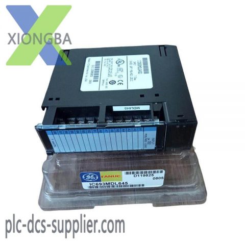 GE IC693MDL645 Positive/Negative Logic Input Module, Advanced Industrial Automation Solution