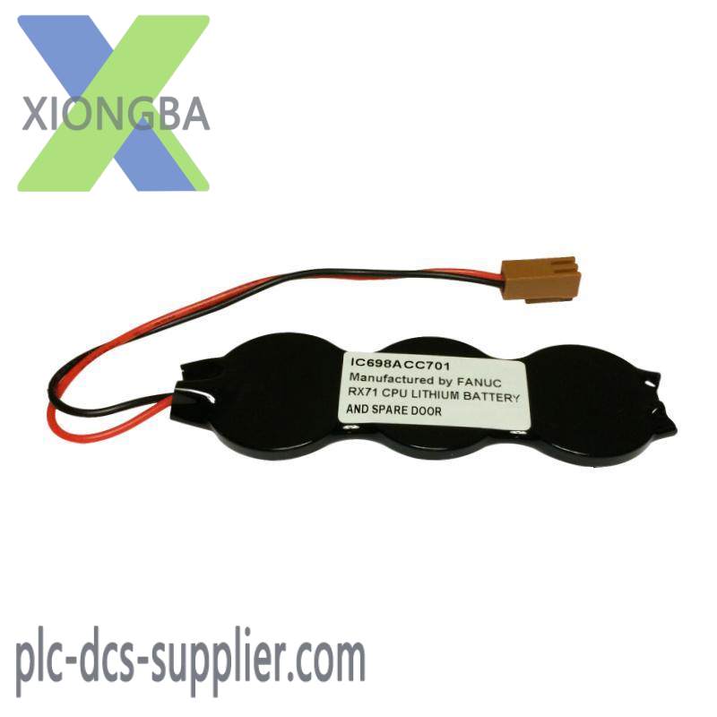 ic698acc701_ge_battery.jpg GE Power Supply IC698ACC701 Battery Module