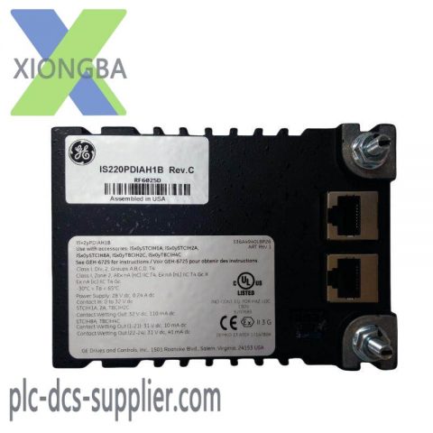 GE IS220PDIAH1B Excitation Control System