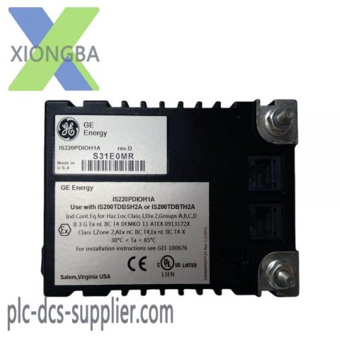 GE IS220PDIOH1A: Advanced Discrete IO Unit for Industrial Control Systems