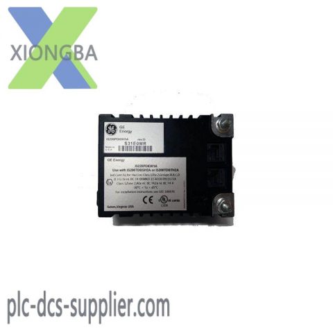 GE IS220PDIOH1A, REV D | Industrial PLC & Turbine Control Solutions