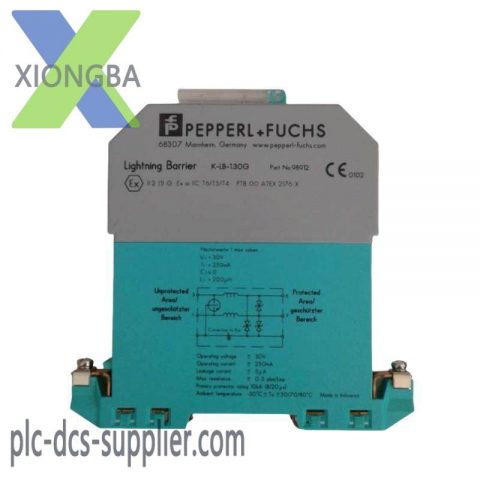 Pepperl Fuchs K-LB-1.30G Surge Protection Barrier - Advanced Industrial Shielding Solution