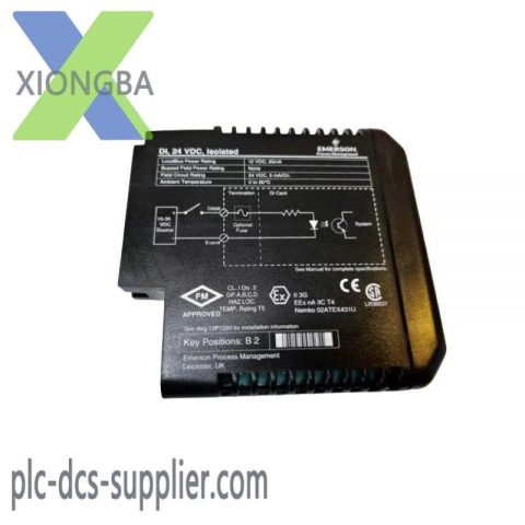 EMERSON KJ3001X1-BA1 1290549X152: Precision Control Module for Industrial Automation