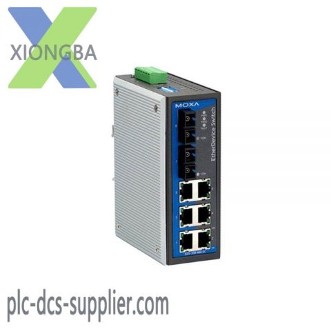 MOXA EDS-308-M-SC Industrial Ethernet Switch - Reliable Network Solution for Your Control System