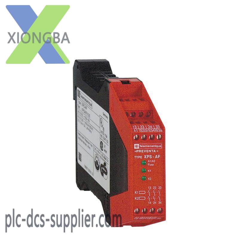 schneider_xpsaf5130_interlock_safety_relay.jpg Schneider XPSAF5130 Interlock Safety Relay - Automation Module for Industrial Controls