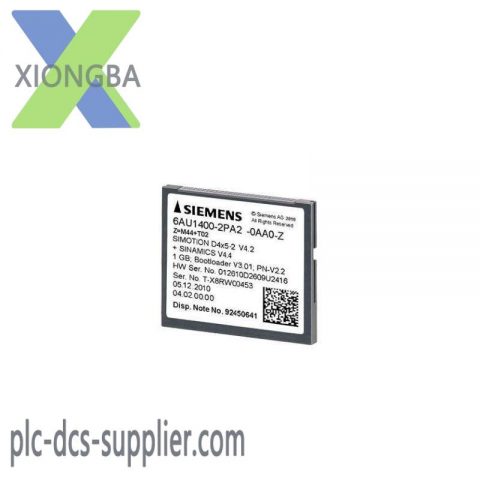 SIEMENS 6AU1400-2PA02-0AA0 1GB Compact Flash Card - Industrial Storage Solution