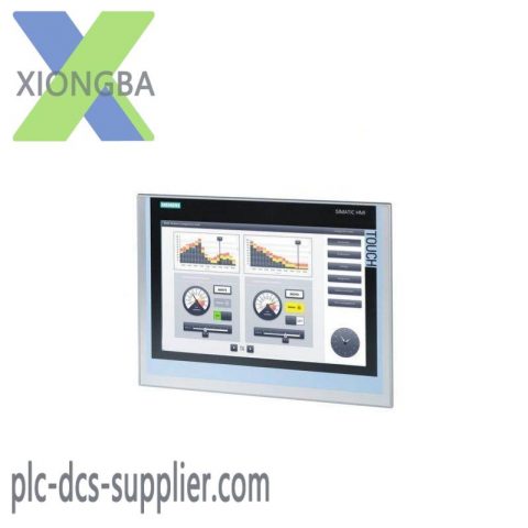 SIEMENS 6AV2124-0QC02-0AX0: Industrial HMI Display Unit for Control Systems