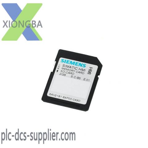 SIEMENS 6AV2181-8XP00-0AX0 SIMATIC SD Memory Card - Industrial Storage Solution