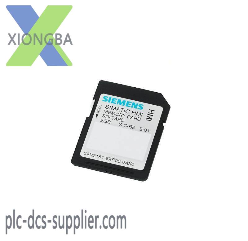 siemens_6av2181-8xp00-0ax0_simatic_sd_memory_card.jpg SIEMENS 6AV2181-8XP00-0AX0 SIMATIC SD Memory Card - Industrial Storage Solution