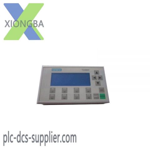 SIEMENS 6AV6640-0AA00-0AX0 TD400C Text Display - Industry Grade HMI Solution