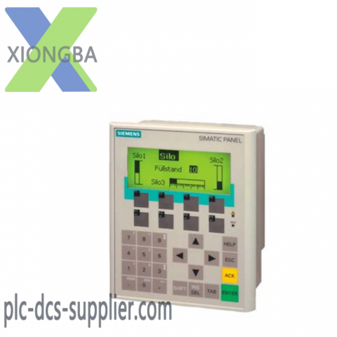 SIEMENS 6AV6641-0CA01-0AX1 OP77B Backlit LCD Display, Industrial Control Solutions