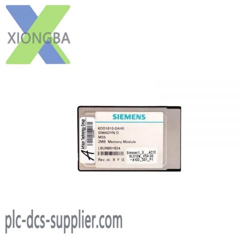 SIEMENS 6DD1610-0AH0 SIMADYN D Memory Submodule for PLC Systems