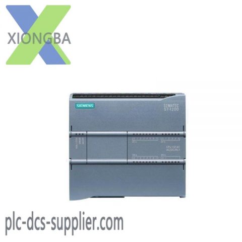 SIEMENS S7-1200 Compact CPU 1214C with AC/DC/RLY I/O, Efficient Control Solution