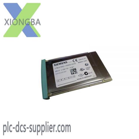 SIEMENS 6ES7952-1AM00-0AA0 RAM MEMORY CARD for Industrial Control Systems