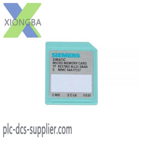 SIEMENS 6ES7953-8LL31-0AA0 Micro Memory Card for S7-300/C7/ET 200, Nflash, 64 KB