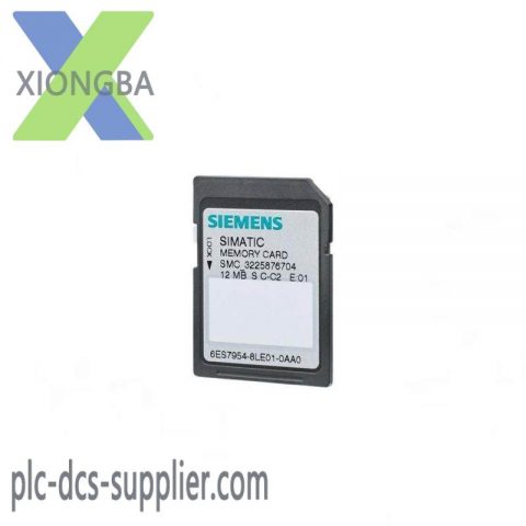 SIEMENS SIMATIC S7 Memory Card 6ES7954-8LC03-0AA0 for Industrial Automation