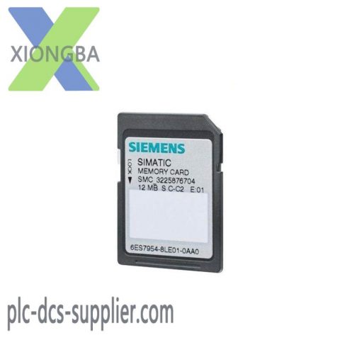 SIEMENS 6ES7954-8LE03-0AA0 Micro Memory Card, Designed for Efficient Control Systems