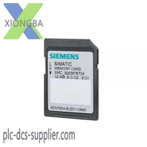 Siemens 6ES7954-8LP03-0AA0: Industrial Control System Memory Card, Advanced Data Management Solution