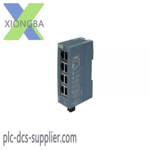 SIEMENS SCALANCE XB008 Unmanaged Industrial Ethernet Switch - 6GK5008-0BA10-1AB2