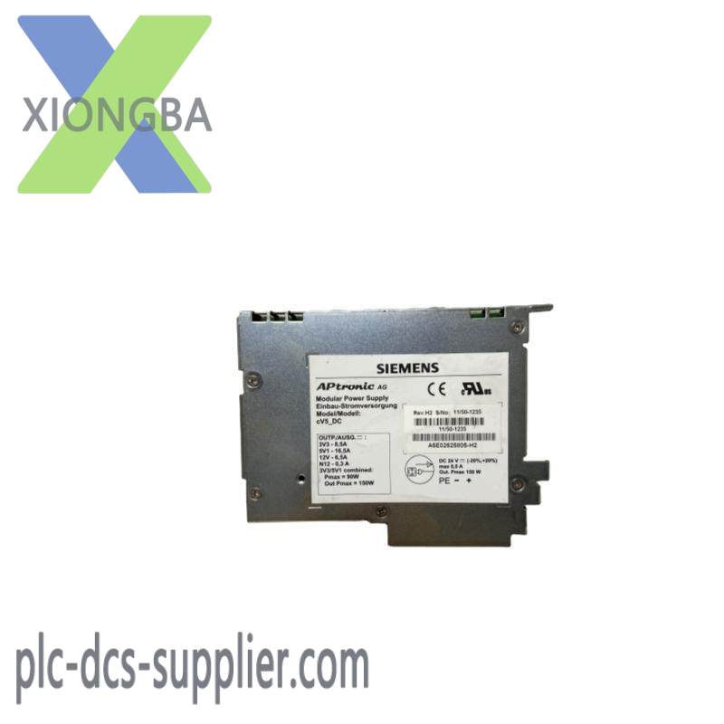 siemens_a5e02625805-h2_power_supply_for_panel_pc.jpg SIEMENS A5E02625805-H2 Panel PC Power Supply, Designed for Industrial Automation