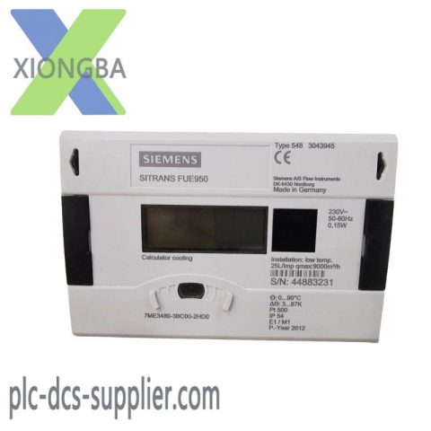 SIEMENS SITRANS FU E950 THERMAL ENERGY Flow Meter, Precise Thermal Energy Measurement for Industrial Applications