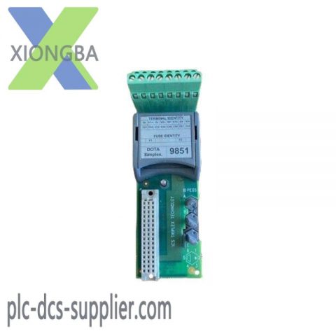 ICS TRIPLEX T9851 Analog Output Module, High-Precision Control Solution