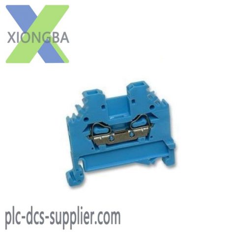WAGO 280-104 DIN Rail Terminal Block with CAGE CLAMP Technology - 2 Conductor