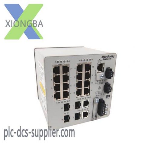 EtherCAT Module for Real-Time Control Systems, 1783-BMS20CGL, Ethernet Switch