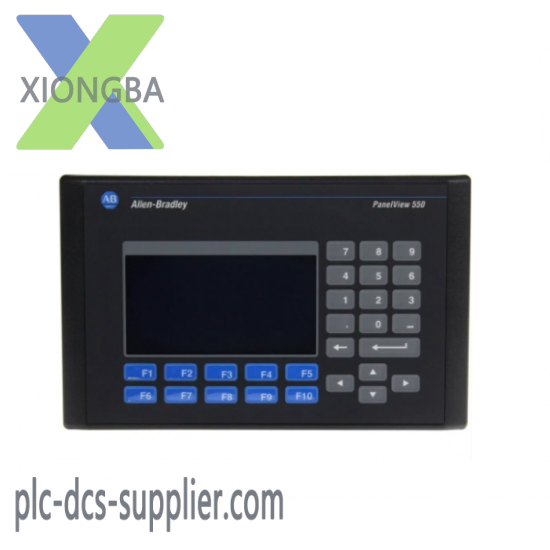 2711-b5a8_panelview_550_monochrome.png Siemens 2711-B5A8 PanelView 550 Monochrome Display, Human Machine Interface