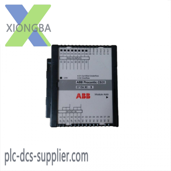 abb_07ea90-s_analog_input_module.png ABB 07EA90-S Analog Input Module - Precision, Reliability, Industry-leading Automation Solutions